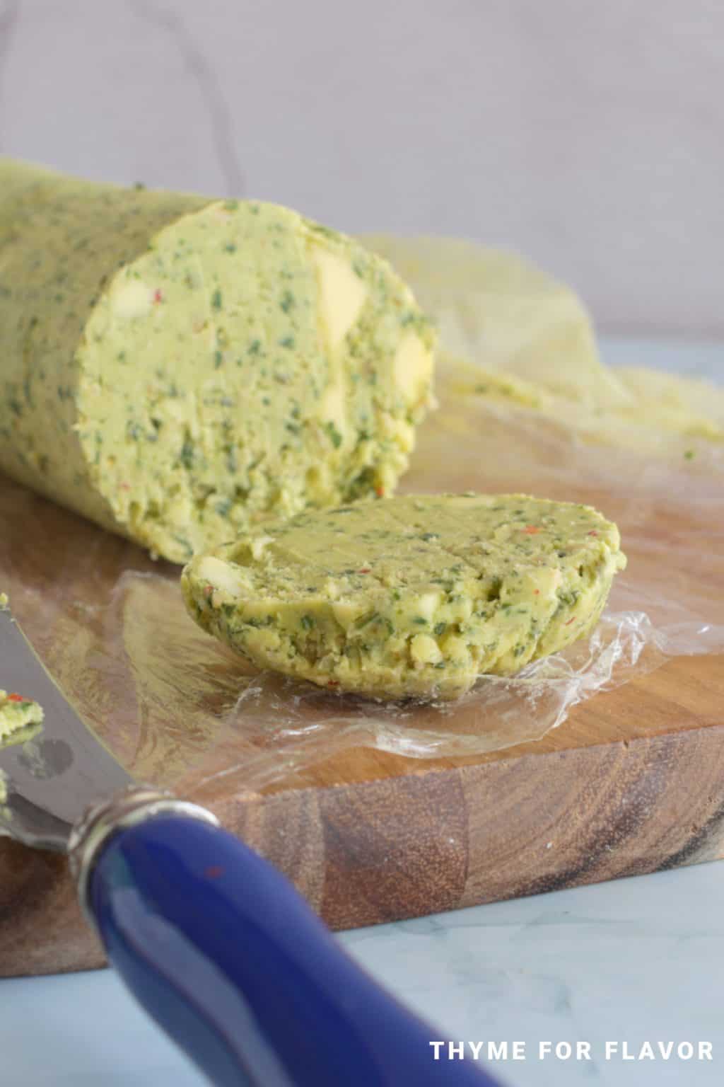 Thai Basil Pesto Butter Thyme For Flavor