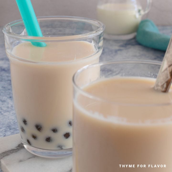 Caramel Milk Tea Thyme For Flavor