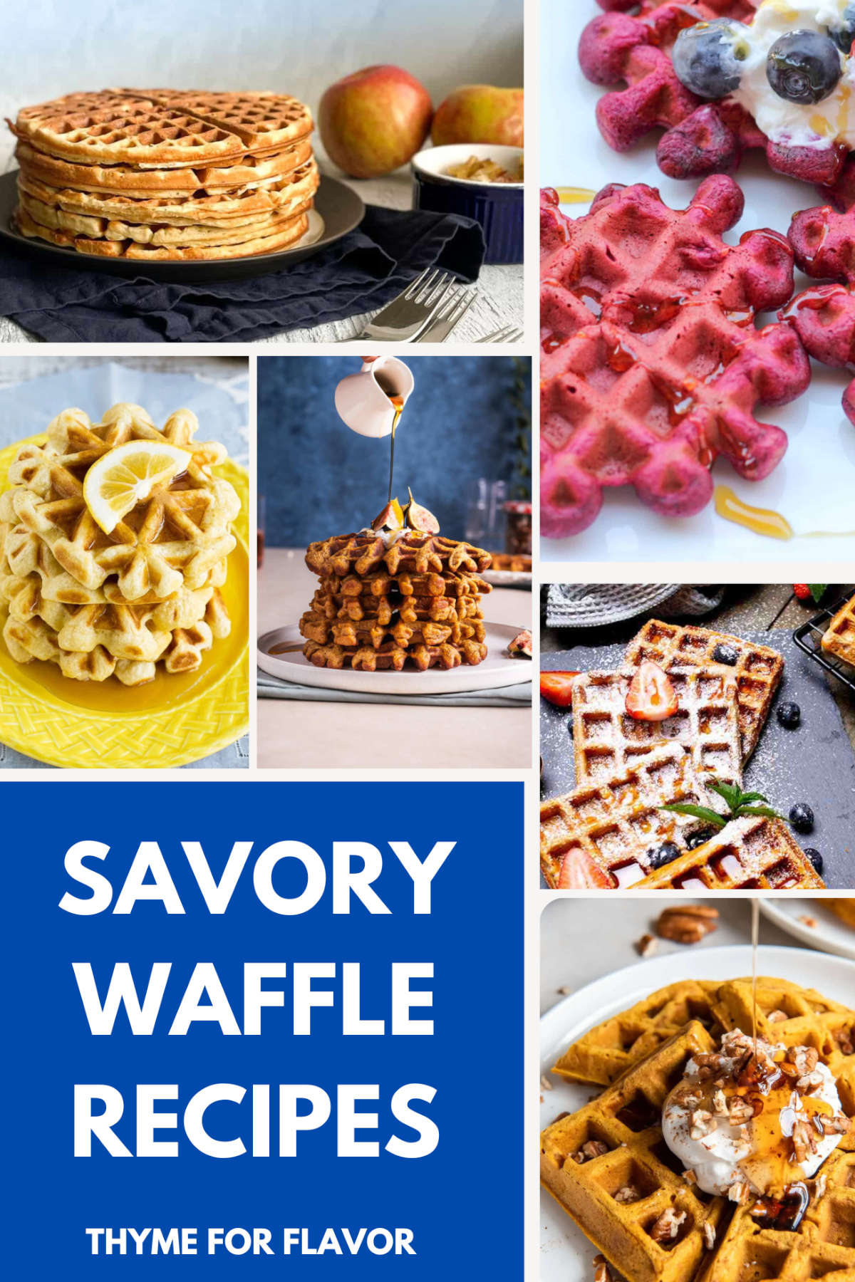 Savory waffles.